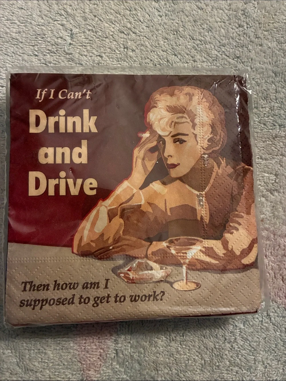 Vintage Retro Cocktail Napkins 